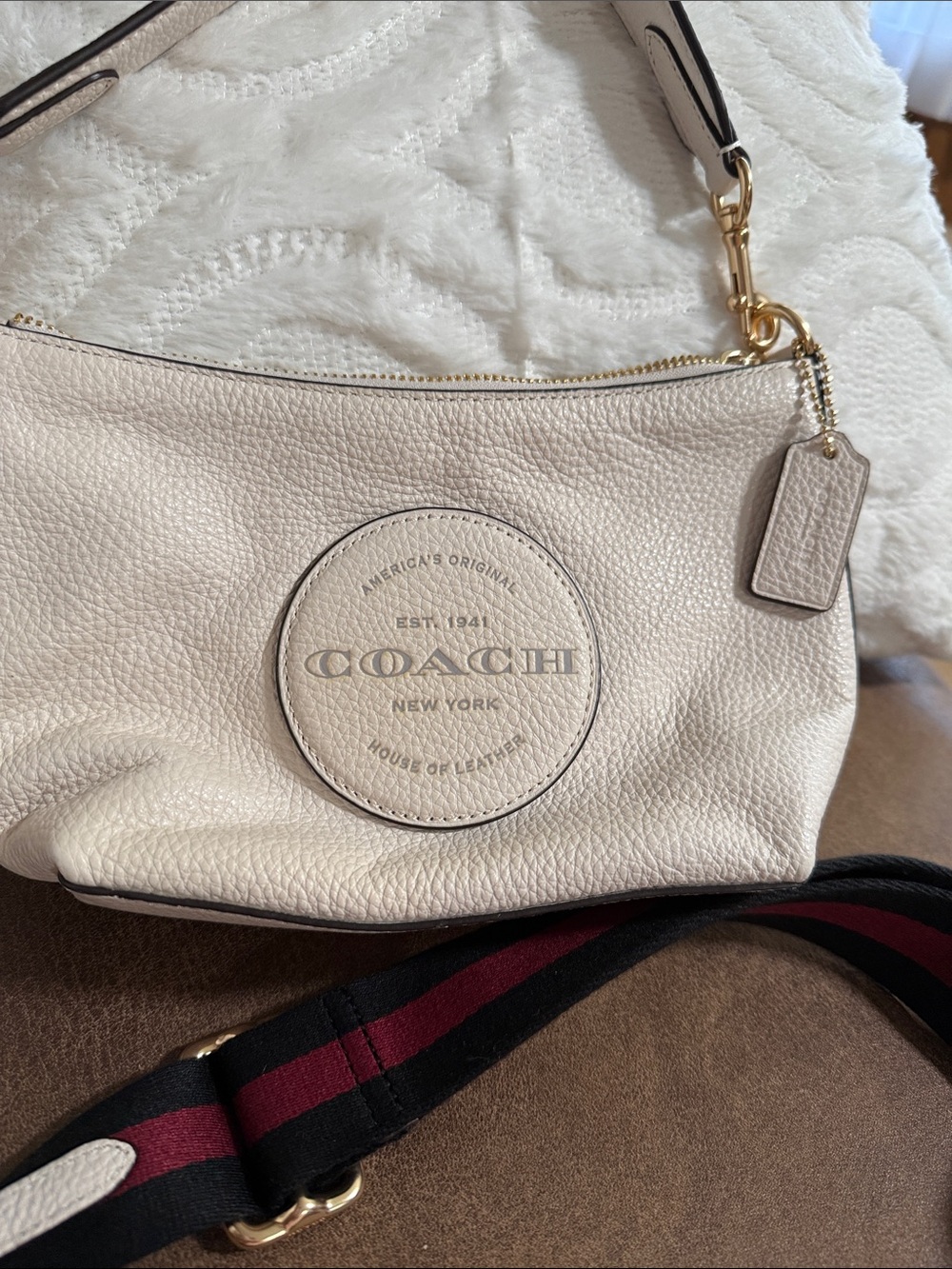 Coach Crossbody Bag Cream